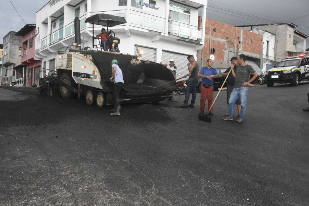 Camacã: O Asfalto na Cidade Alta em fase de conclusão